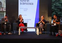 Discuten sobre risa, política y límites en la FIL 2025