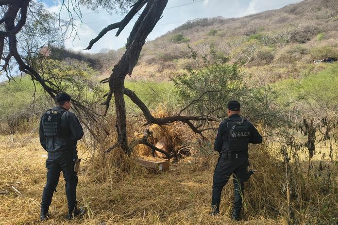 Hallan en brecha armas robadas a la Policía de Techaluta Hallan en brecha armas robadas a la Policía de Techaluta