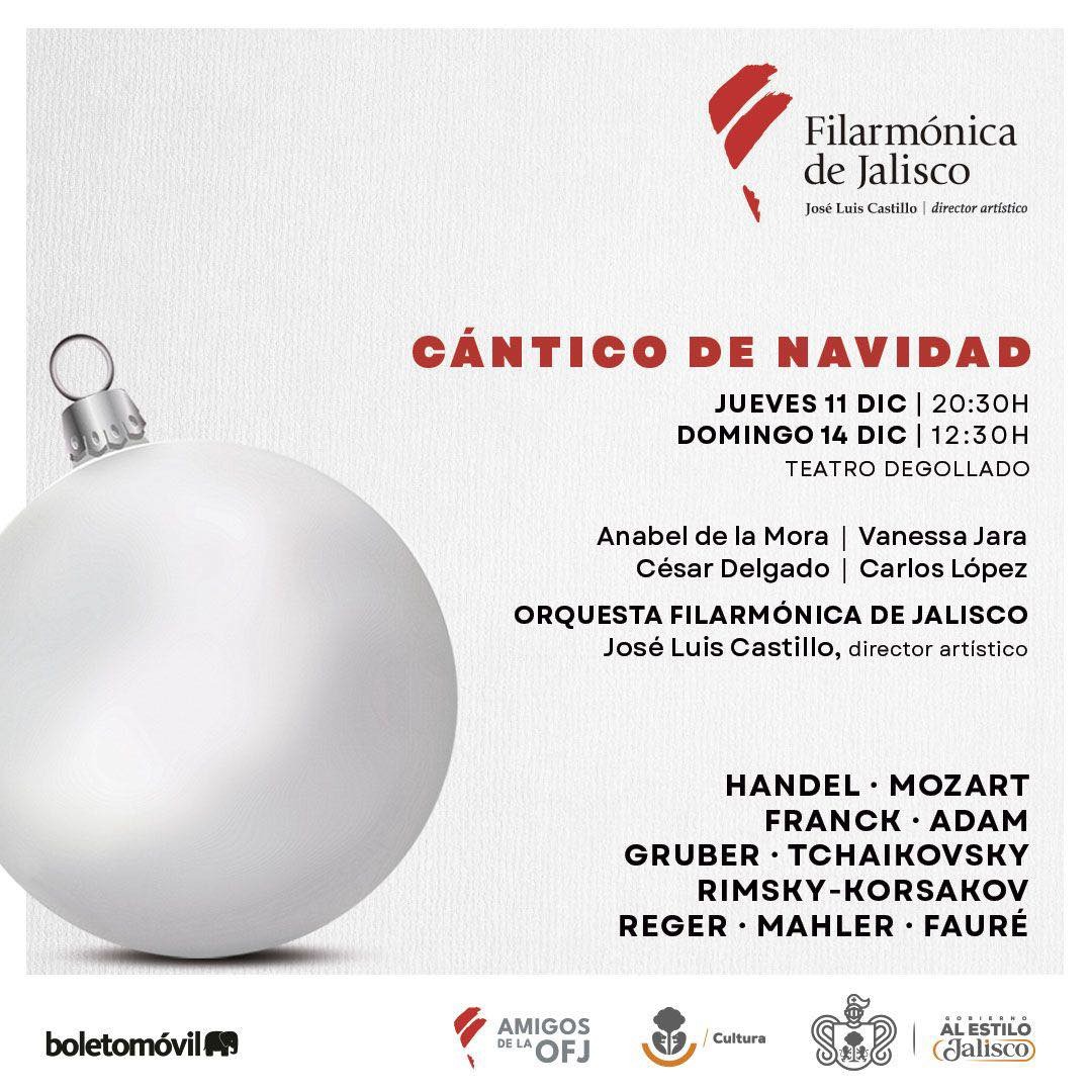 La Filarmónica de Jalisco celebra la temporada con un viaje musical navideño La Filarmónica de Jalisco celebra la temporada con un viaje musical navideño