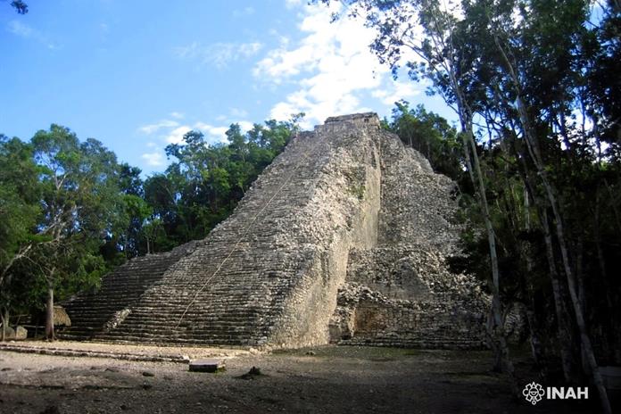 INAH y comunidad Noh Bec reabren escalinata del Nohoch Mul en Cobá INAH y comunidad Noh Bec reabren escalinata del Nohoch Mul en Cobá
