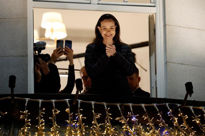 Opositora venezolana Machado llega a Oslo tras obtener el Premio Nobel de la Paz Opositora venezolana Machado llega a Oslo tras obtener el Premio Nobel de la Paz