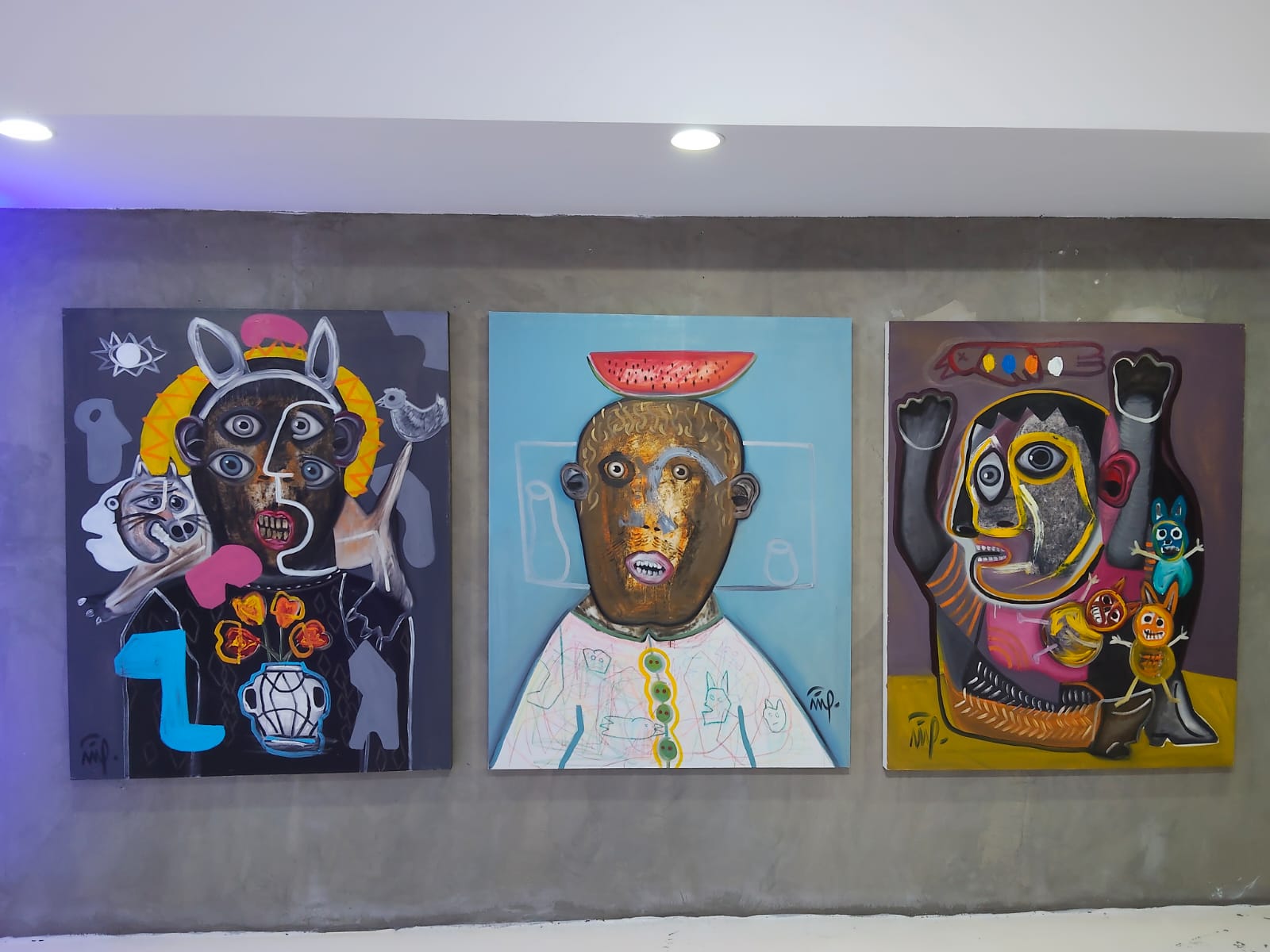 Diversas formas de pensar, miradas y rostros en la exposición artística de Simón Cruz en Guadalajara Diversas formas de pensar, miradas y rostros en la exposición artística de Simón Cruz en Guadalajara