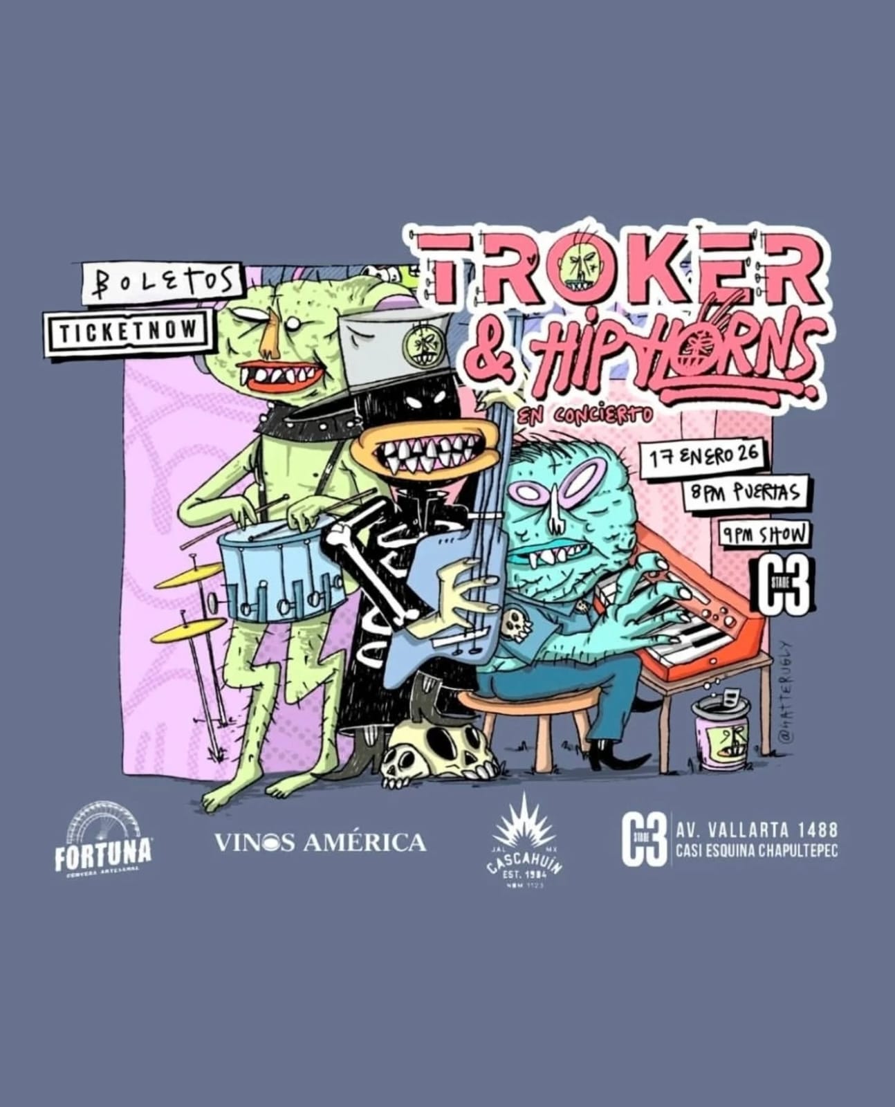 Troker celebrará sus 22 años con concierto, en compañía de la banda Hip Horns Brass de Barcelona Troker celebrará sus 22 años con concierto, en compañía de la banda Hip Horns Brass de Barcelona