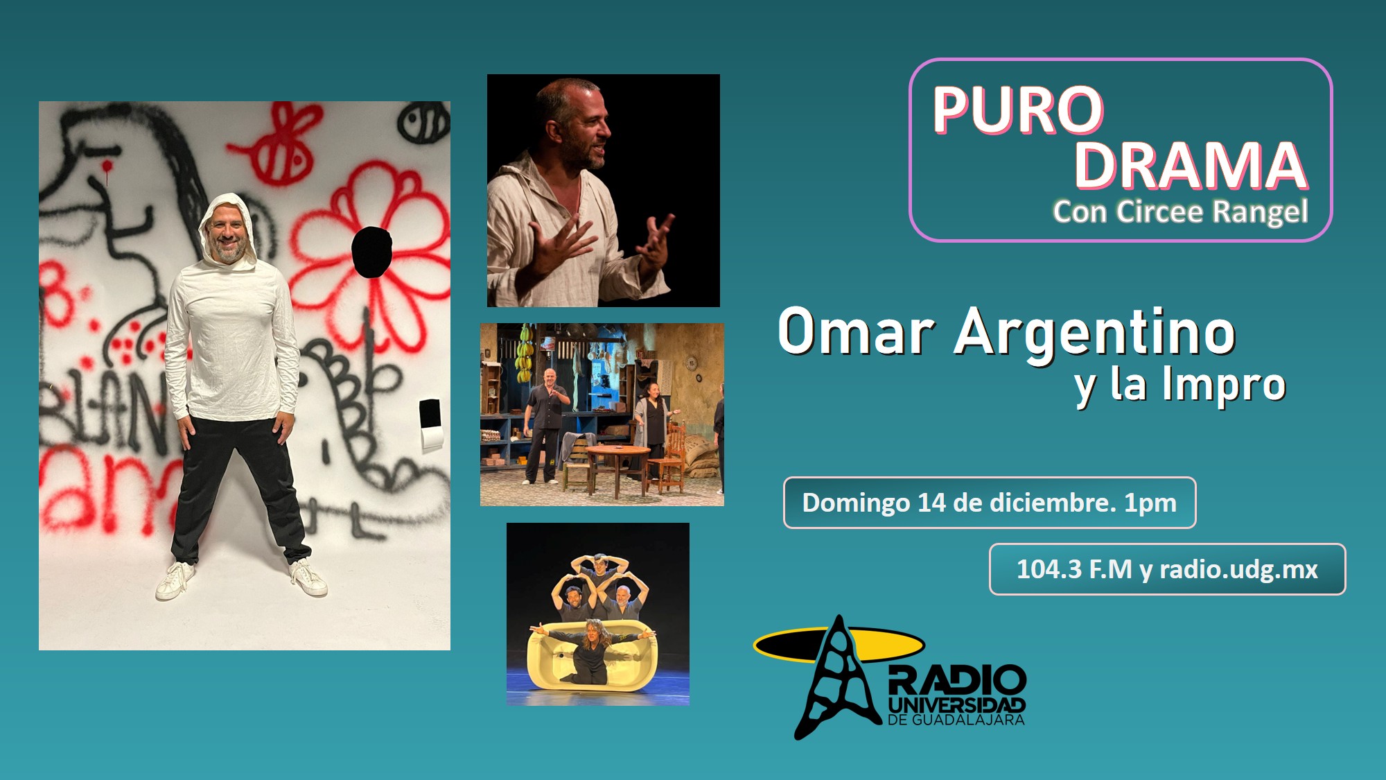 Omar Argentino y la Impro. Puro Drama 14 diciembre 2025
