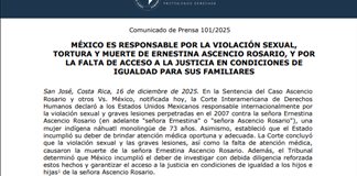 Corte Interamericana condena a M&eacute;xico por violaci&oacute;n, tortura y muerte de mujer ind&iacute;gena
