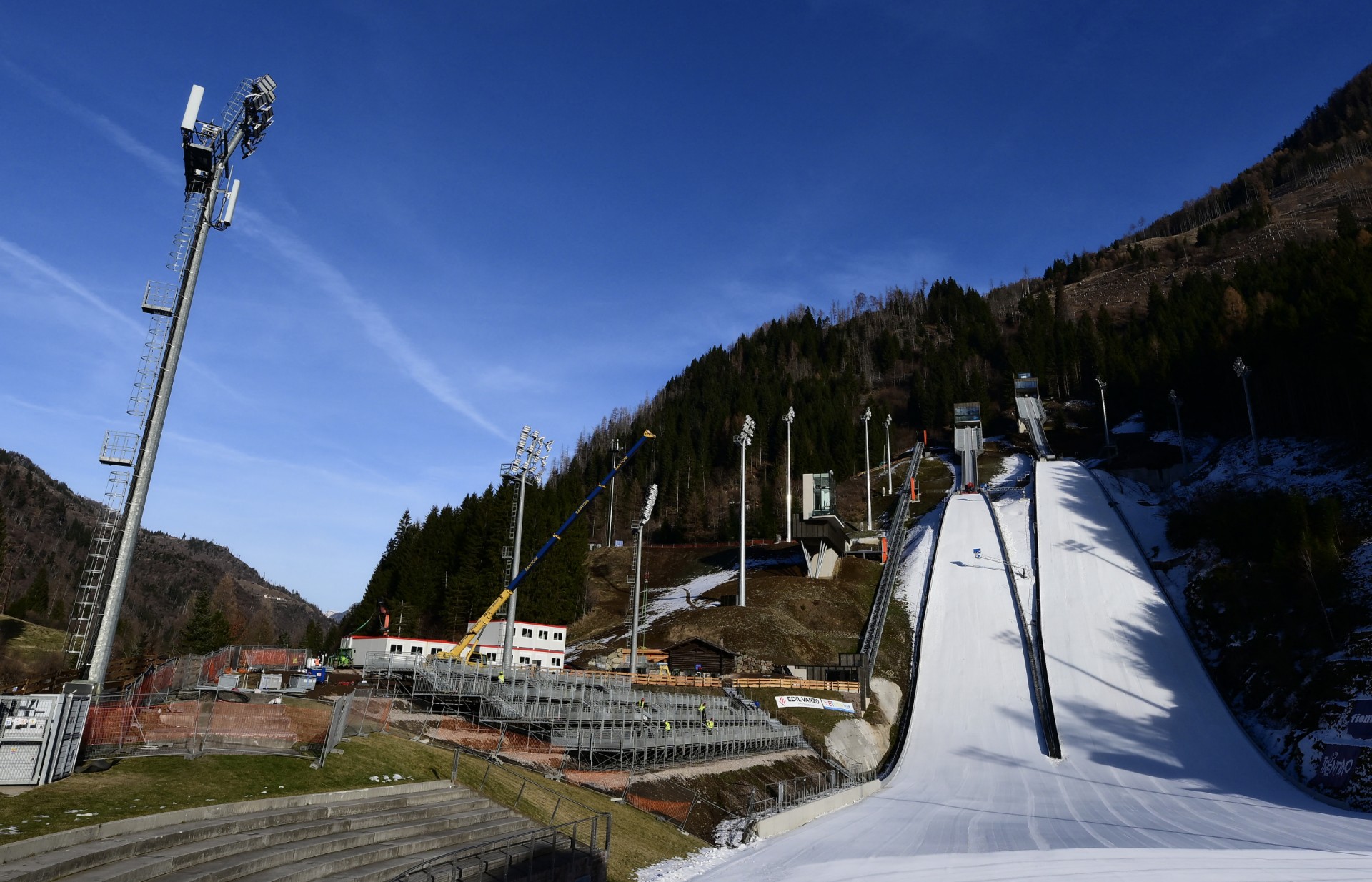 Olímpicos de Invierno con problema técnico para producir nieve artificial Olímpicos de Invierno con problema técnico para producir nieve artificial