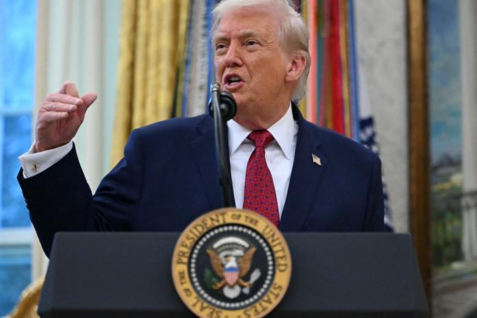 Trump da un discurso televisado para convencer a EEUU de que lo mejor es llegar Trump da un discurso televisado para convencer a EEUU de que lo mejor es llegar