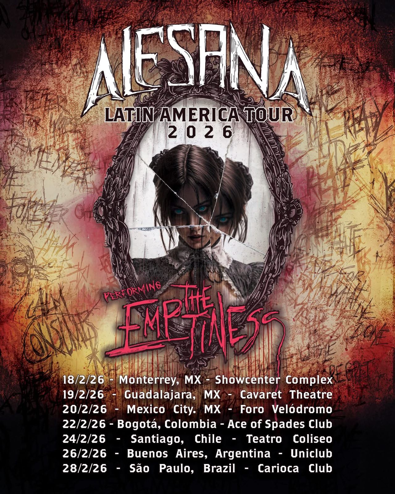 El Teatro Estudio Cavaret recibirá a la banda Alesana en concierto El Teatro Estudio Cavaret recibirá a la banda Alesana en concierto