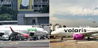 Las aerol&iacute;neas mexicanas de bajo costo Volaris y Viva anuncian su fusi&oacute;n
