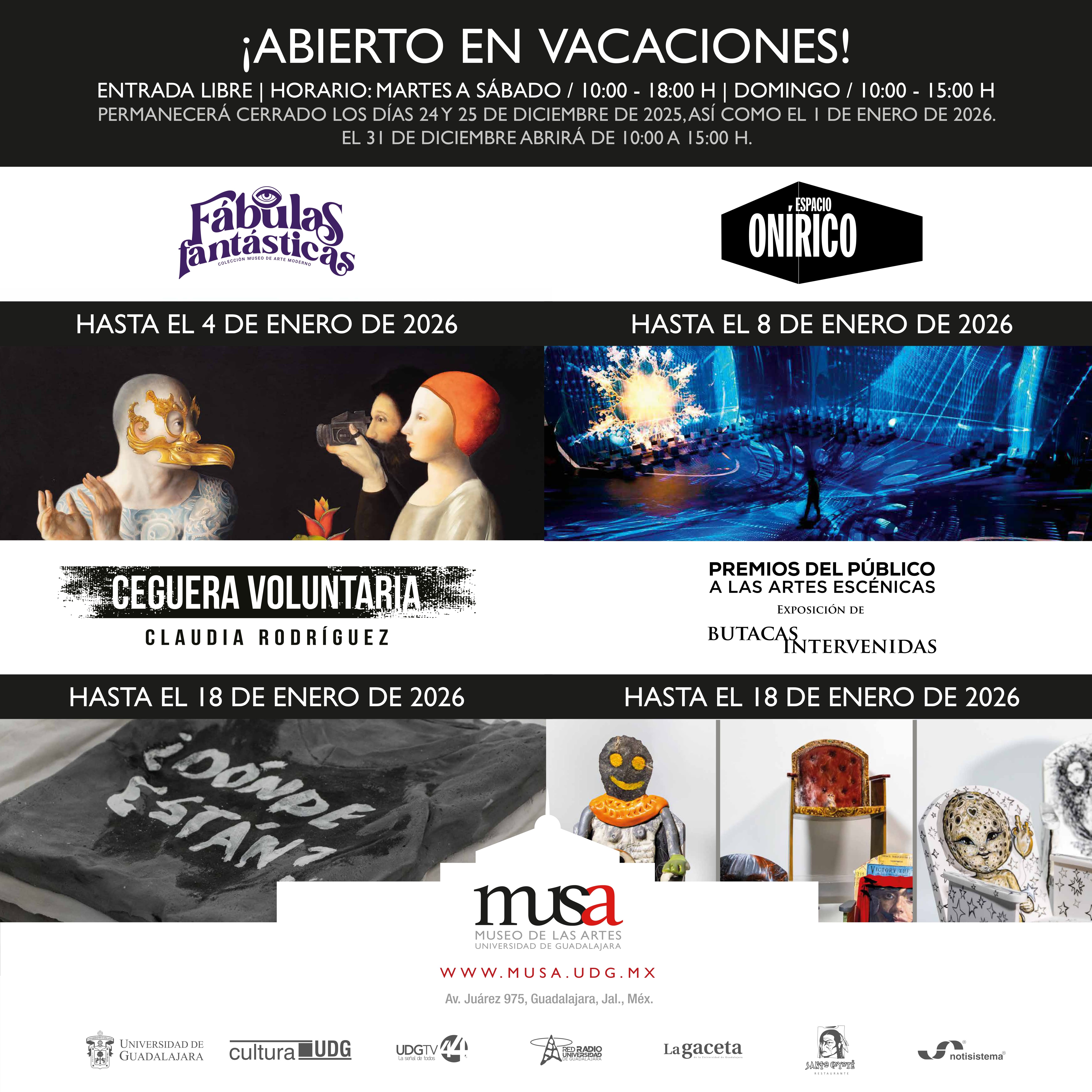 Con historia, fantasía y temáticas sociales el MUSA recibirá a sus visitantes en las vacaciones de invierno Con historia, fantasía y temáticas sociales el MUSA recibirá a sus visitantes en las vacaciones de invierno