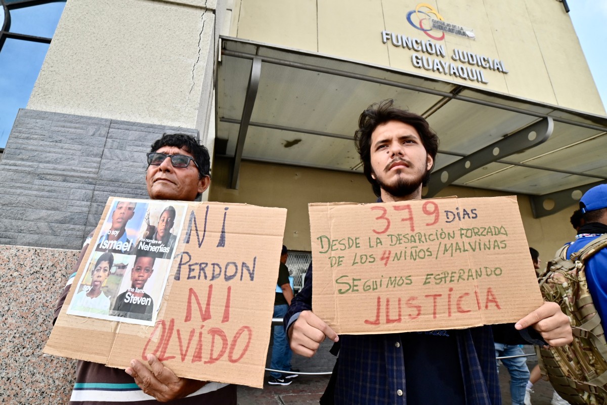 Militares de Ecuador condenados a 35 años de cárcel por desaparición de menores