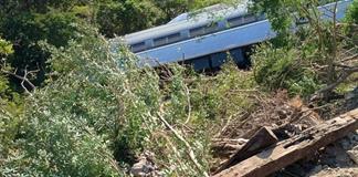 Descarrilamiento en tren Trans&iacute;stmico de Oaxaca reporta Semar
