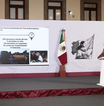 Gobierno de M&eacute;xico inicia investigaci&oacute;n por descarrilamiento de tren en Oaxaca