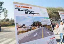 Tlajomulco entrega modernización de la carretera a El Zapote para conectar con el Aeropuerto Tlajomulco entrega modernización de la carretera a El Zapote para conectar con el Aeropuerto