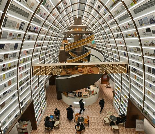 China apuesta por librer&iacute;as espectaculares para atraer selfis y visitantes