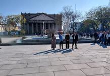 Rumbo al Mundial: reinauguran Plaza Liberación y refuerzan estacionamiento Rumbo al Mundial: reinauguran Plaza Liberación y refuerzan estacionamiento