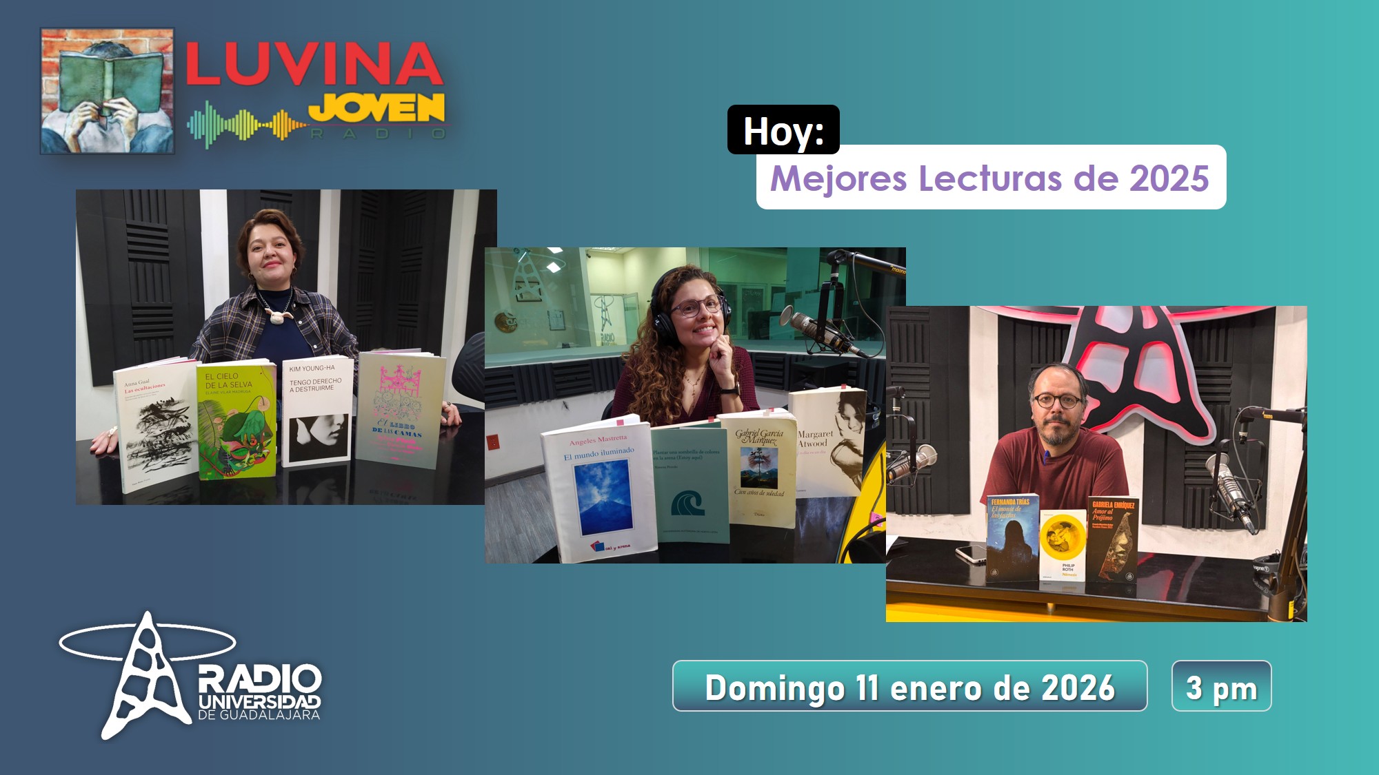 Lecturas del 2025. Luvina Joven Radio 11 enero 2026