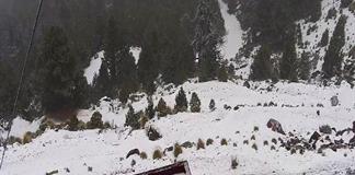 Reportan primera ca&iacute;da de nieve en el Nevado de Colima