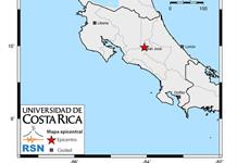 Sismo de 4,5 grados sacude la capital de Costa Rica