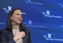 Trump dice que podría involucrar a María Corina Machado en el futuro de Venezuela