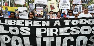 Protestan en Venezuela por situaci&oacute;n de desaparici&oacute;n forzada de 200 presos pol&iacute;ticos