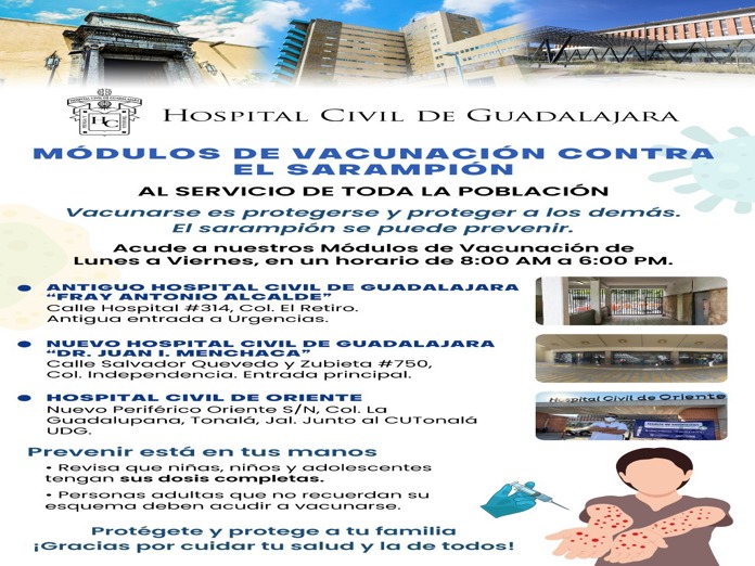 Personal de Salud pone la muestra en las brigadas de vacunación contra el sarampión