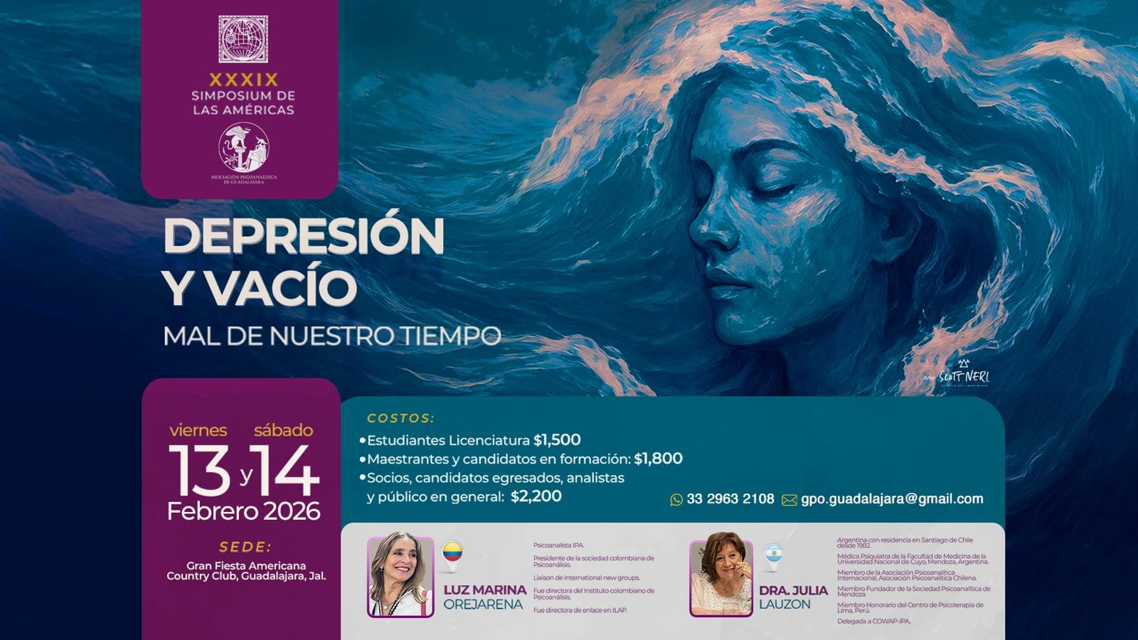 Abordarán la “Depresión y el Vacío: Mal de nuestro tiempo” en el Simposium de las Américas 2026 Abordarán la “Depresión y el Vacío: Mal de nuestro tiempo” en el Simposium de las Américas 2026