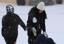 Nieve cubre Ciudad Ju&aacute;rez, en alerta por temperaturas de hasta -6&deg;C
