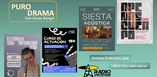 Apenas un cuerpo. Curso de actuaci&oacute;n. Siesta ac&uacute;stica. De la t&eacute;cnica a la escena. Puro Drama 25 enero 2026