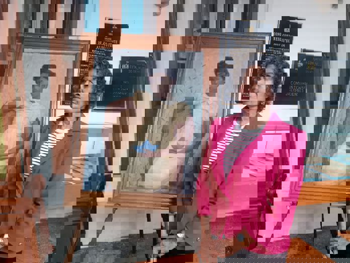 Rinden homenaje en el Congreso al muralista Gabriel Flores Rinden homenaje en el Congreso al muralista Gabriel Flores