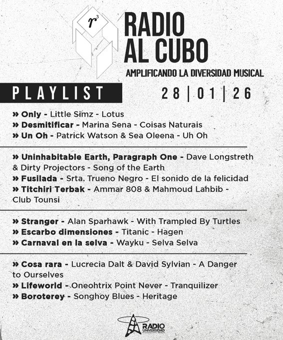 Radio al Cubo - Mi. 28 Ene 2026 episode artwork