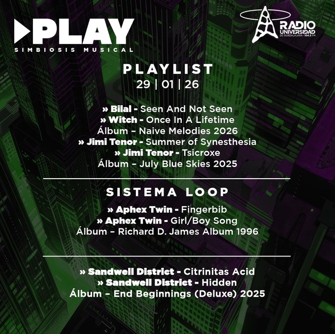 Play - Ju. 29 Ene 2026 Play - Ju. 29 Ene 2026