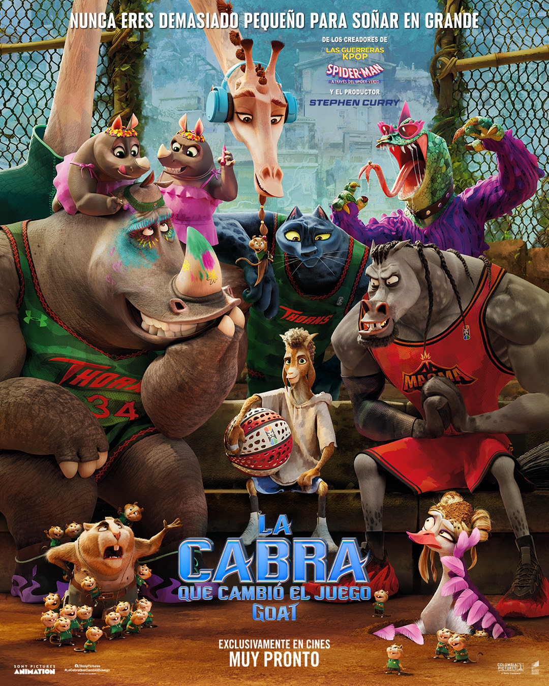 Caro Díaz debuta en el doblaje con GOAT La cabra que cambió el juego