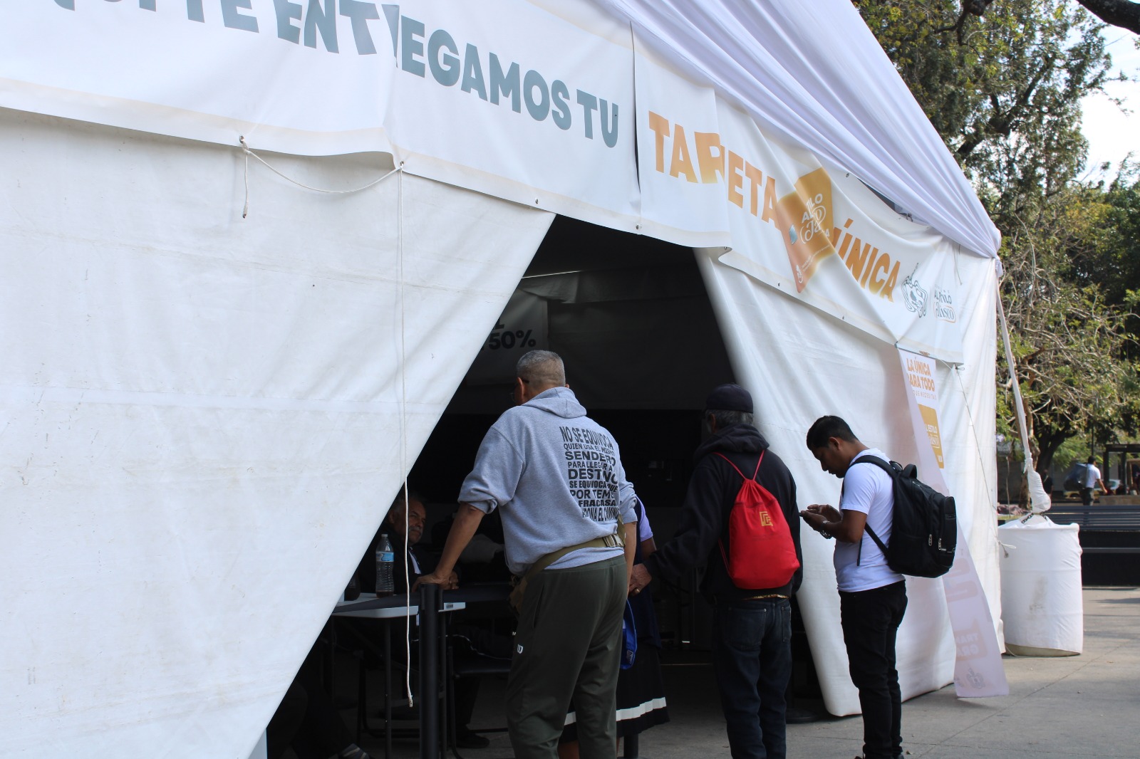 Suspenden atención en módulos de Tarjeta Única por día de asueto