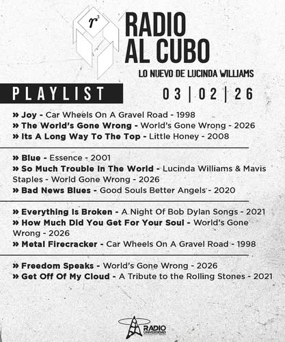 Radio al Cubo - Ma. 03 Feb 2026