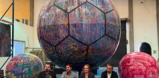 Balones art&iacute;sticos formar&aacute;n un circuito urbano previo al Mundial 2026
