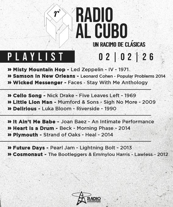Radio al Cubo - Lu. 02 Feb 2026 episode artwork