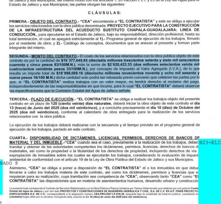 Gastan casi 22 MDP en proyecto del nuevo acueducto y lo mantienen oculto por “seguridad”