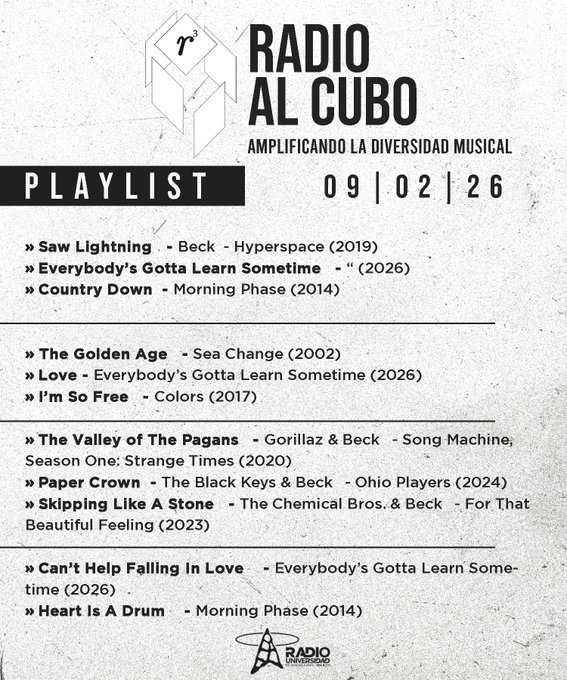 Radio al Cubo - Lu. 09 Feb 2026 episode artwork