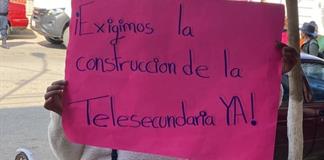 Exigen que se concluya obra inconclusa de telesecundaria en Ameca