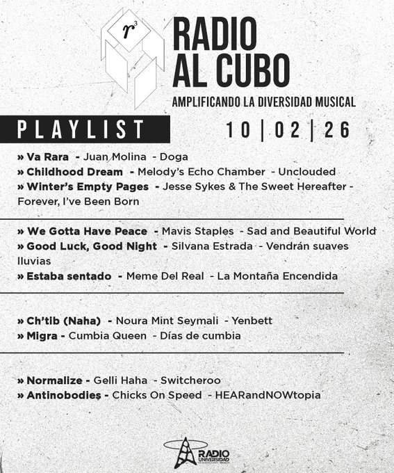Radio al Cubo - Ma. 10 Feb 2026