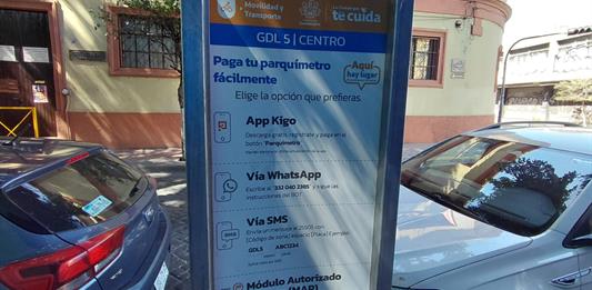 Guadalajara justifica prórroga de los parquímetros virtuales Aquí hay lugar
