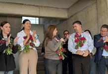 Rectora Karla Planter inaugura edificio en Preparatoria de Tuxpan