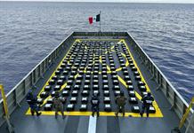 M&eacute;xico y EE.UU. incautan 188 bultos con toneladas de coca&iacute;na en aguas internacionales