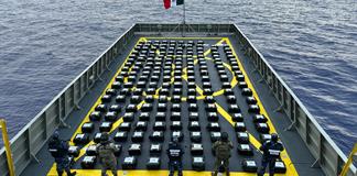 M&eacute;xico y EE.UU. incautan 188 bultos con toneladas de coca&iacute;na en aguas internacionales