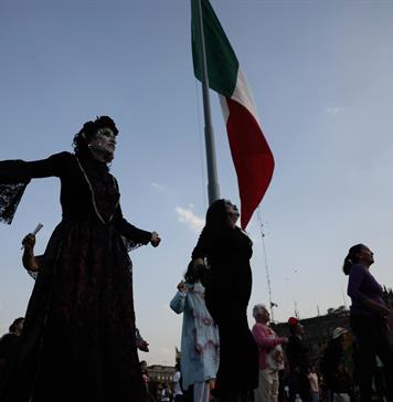 Ciudad de México celebra un baile multitudinario rumbo a un Mundial sin fronteras Ciudad de México celebra un baile multitudinario rumbo a un Mundial sin fronteras