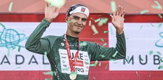 Del Toro gana la 1&ordf; etapa de la Vuelta a Emiratos, acortada por el viento