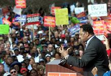 Jesse Jackson, figura de los derechos civiles que buscaba la base común de EEUU