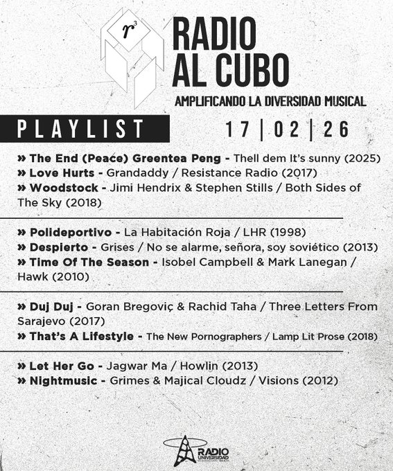 Radio al Cubo - Ma. 17 Feb 2026