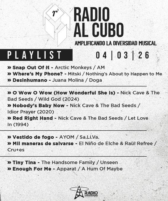 Radio al Cubo - Mi. 04 Mar 2026 episode artwork